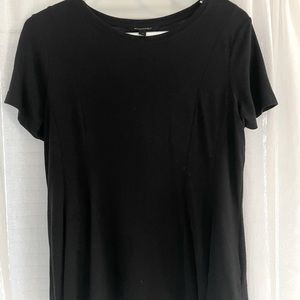 Black J Crew Peplum Tee - Size S
